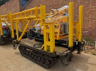 Easy Move 15kw Crawler Mounted Drill Rig สำหรับการทดสอบดิน SPT Drilling